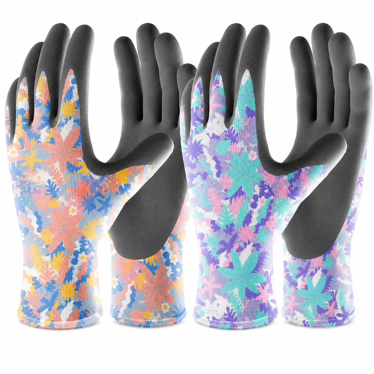 Greenhaus Gardening Gardening Gloves, 6 Pairs with Latex Coated Grip