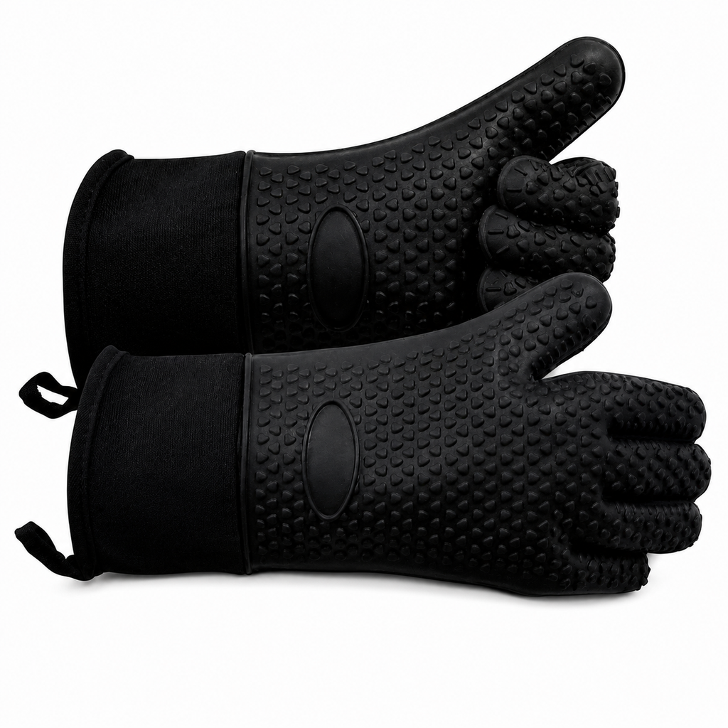 Greenhaus Gardening Heat Resistant Gloves for Grilling and Oven Use