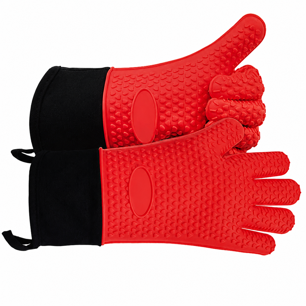 Greenhaus Gardening Heat Resistant Gloves for Grilling and Oven Use