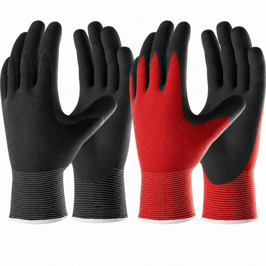 Greenhaus Gardening Breathable Gardening Gloves for Men with Rubber-Coated Palm