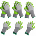 Greenhaus Gardening Coated Gardening and Work Gloves 6-Pack