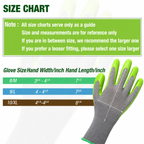 Greenhaus Gardening Coated Gardening and Work Gloves 6-Pack