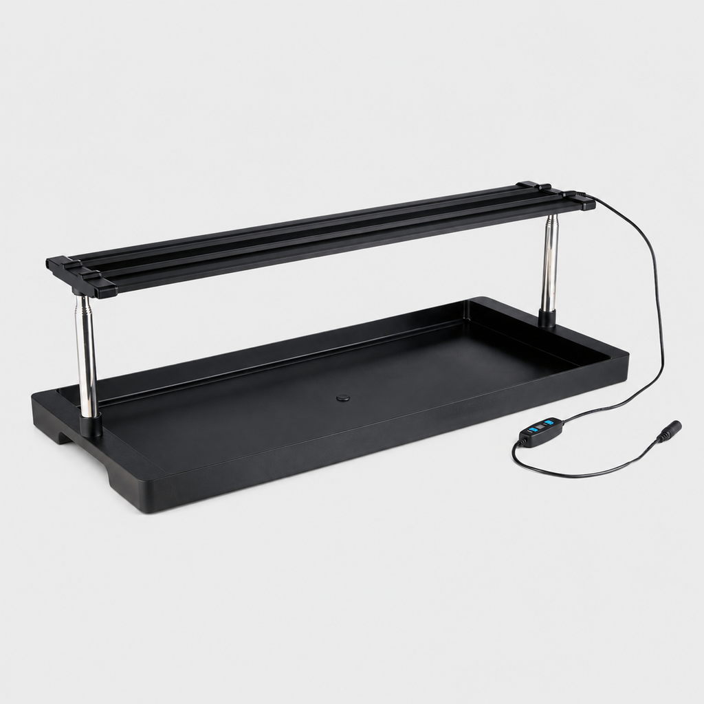 Greenhaus Gardening Grow Light with Tray Low-Profile Countertop Grow System