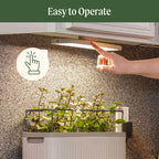 Greenhaus Gardening LED Grow Lamp, Full Spectrum Light for Seedlings & Herbs