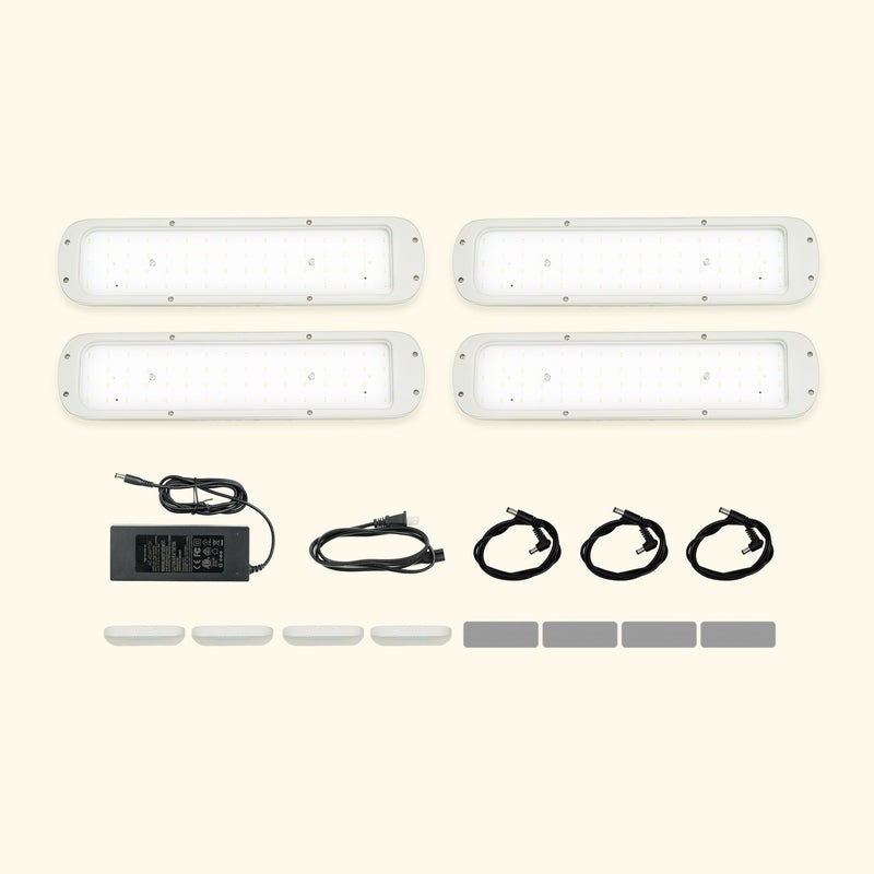 Greenhaus Gardening LED Grow Lamp, Full Spectrum Light for Seedlings & Herbs