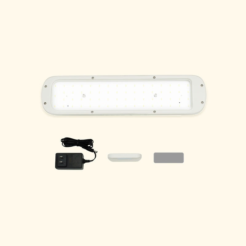 Greenhaus Gardening LED Grow Lamp, Full Spectrum Light for Seedlings & Herbs