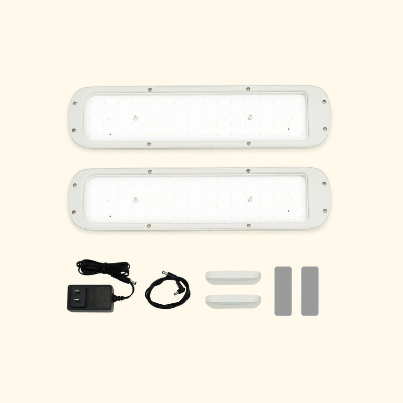Greenhaus Gardening LED Grow Lamp, Full Spectrum Light for Seedlings & Herbs