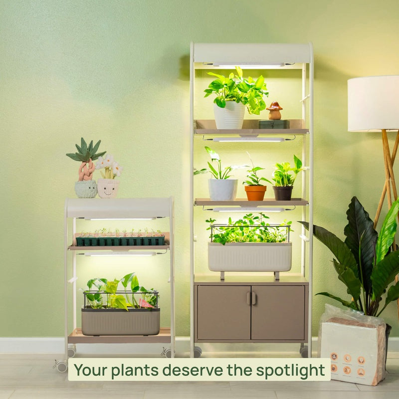 Greenhaus Gardening LED Grow Lamp, Full Spectrum Light for Seedlings & Herbs