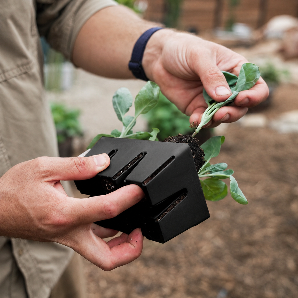 GreenHaus Gardening Deep Root Nursery Grow Pot