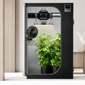 Greenhaus Gardening Complete Grow Tent Setup for Herbs, Flowers & Vegetables