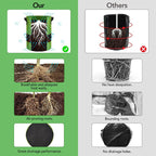 GreenHaus Gardening Heavy Duty Fabric Planter Bags for Potatoes & Vegetables