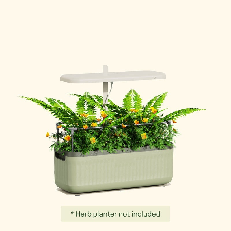 GreenHaus Gardening Full Spectrum Grow Light with Adjustable Height Stand