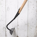 Greenhaus Gardening Heavy Duty Half-Moon Garden Hoe, Weed Removal Tool
