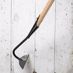 Greenhaus Gardening Heavy Duty Half-Moon Garden Hoe, Weed Removal Tool