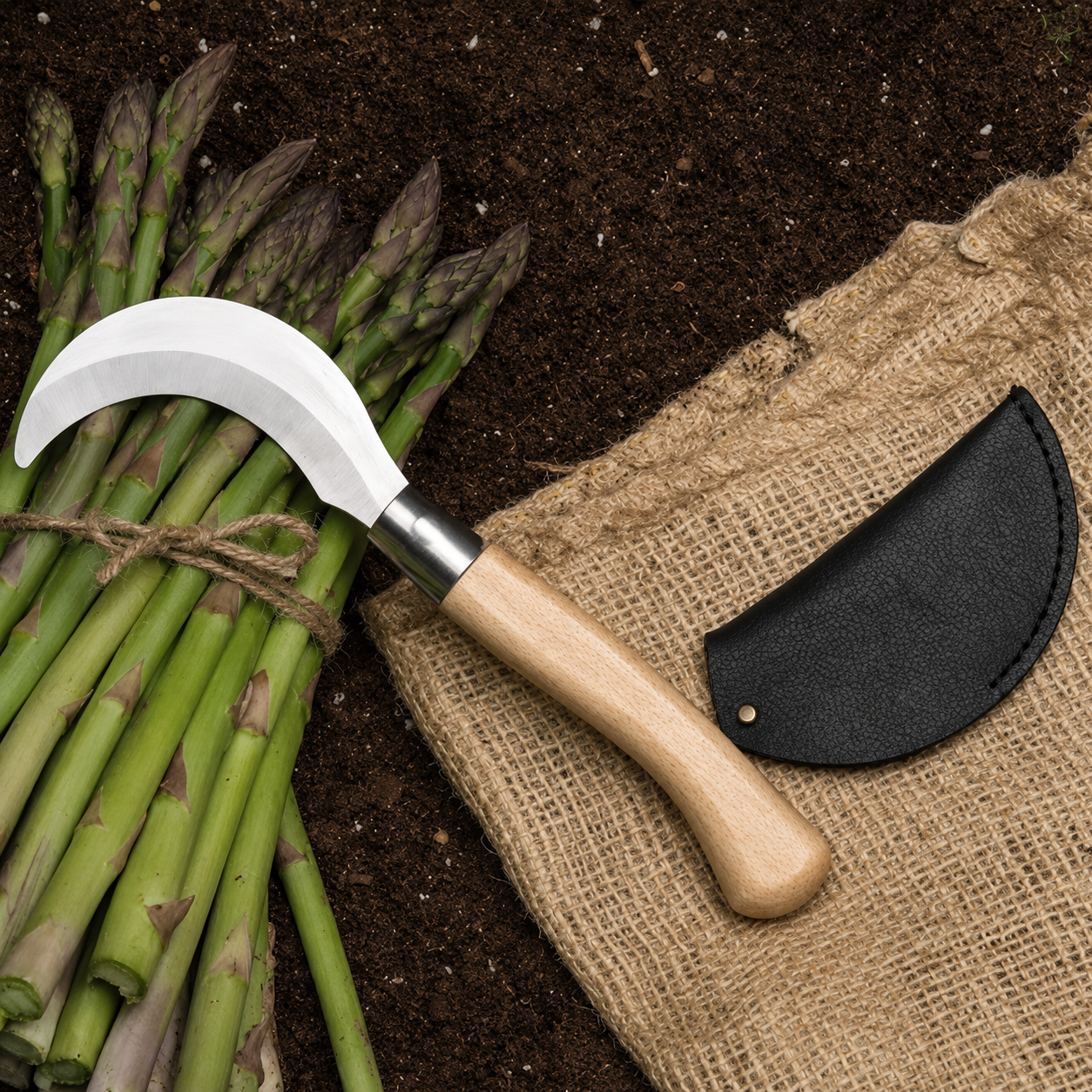 Greenhaus Gardening Vegetable Harvesting Set with Steel Trug and Pruner