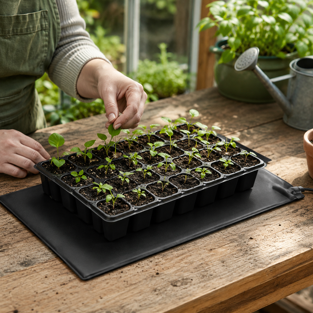 Greenhaus Gardening Seed Starting Heat Mat for Faster Germination Success