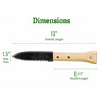 Greenhaus Gardening Hori Hori Digging Knife, Professional Gardening Tool•