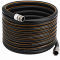 Greenhaus Gardening Heavy Duty Garden Hose with Hybrid Rubber PVC Construction