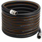 Greenhaus Gardening Heavy Duty Garden Hose with Hybrid Rubber PVC Construction