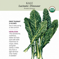 Greenhaus Gardening Kale Seeds Lacinato Dinosaur Heirloom Tuscan Kale
