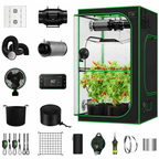 Greenhaus Gardening Indoor Grow Tent Kit with WiFi Climate Control