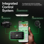 Greenhaus Gardening Indoor Grow Tent Kit with WiFi Climate Control