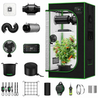 Greenhaus Gardening Indoor Grow Tent Kit with WiFi Climate Control
