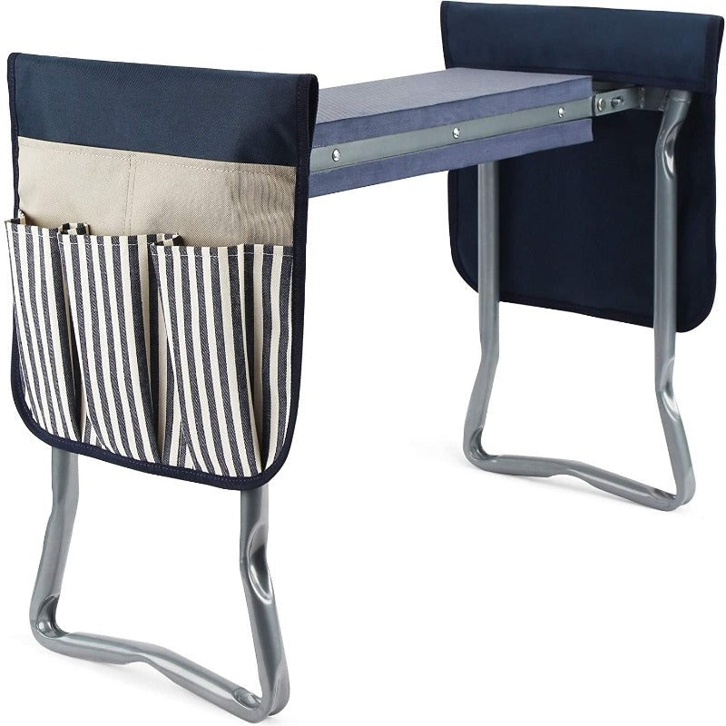 GreenHaus Gardening Multi-Function Garden Kneeler Seat with Side Storage Pockets