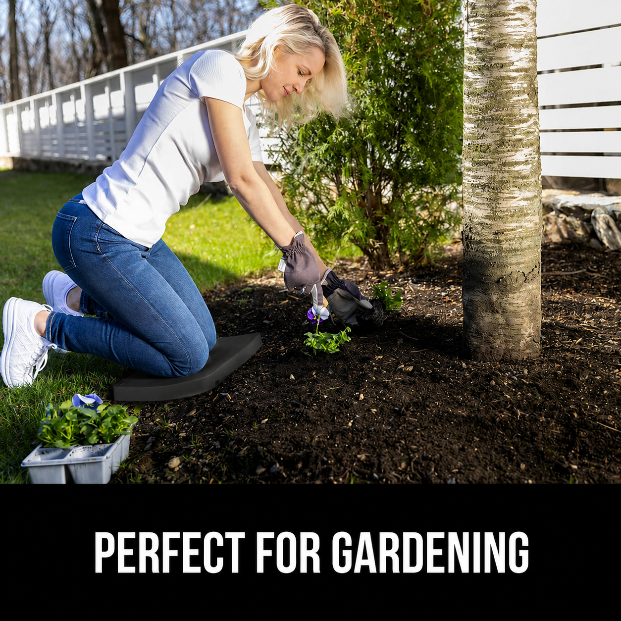 Greenhaus Gardening High-Density Kneeling Pad with Non-Slip Textured Surface