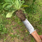 Greenhaus Gardening Garden Digging Knife, Serrated Blade with Measuring Scale