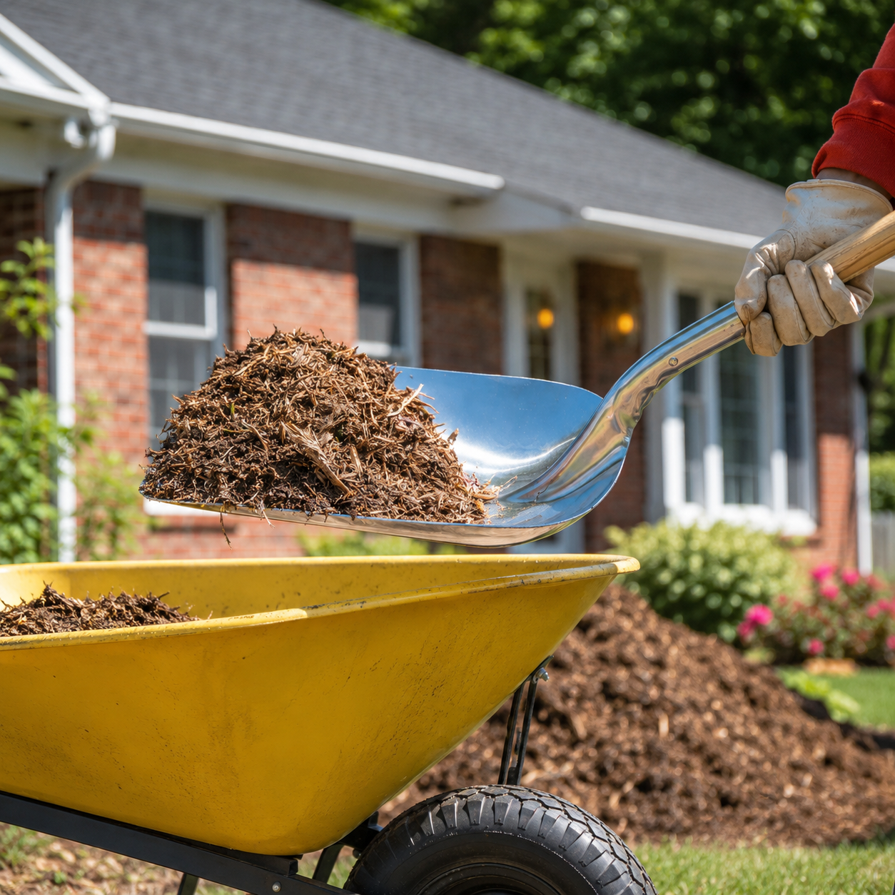 Greenhaus Gardening Large Capacity Scoop, Fast Yard and Garden Cleanup Tool