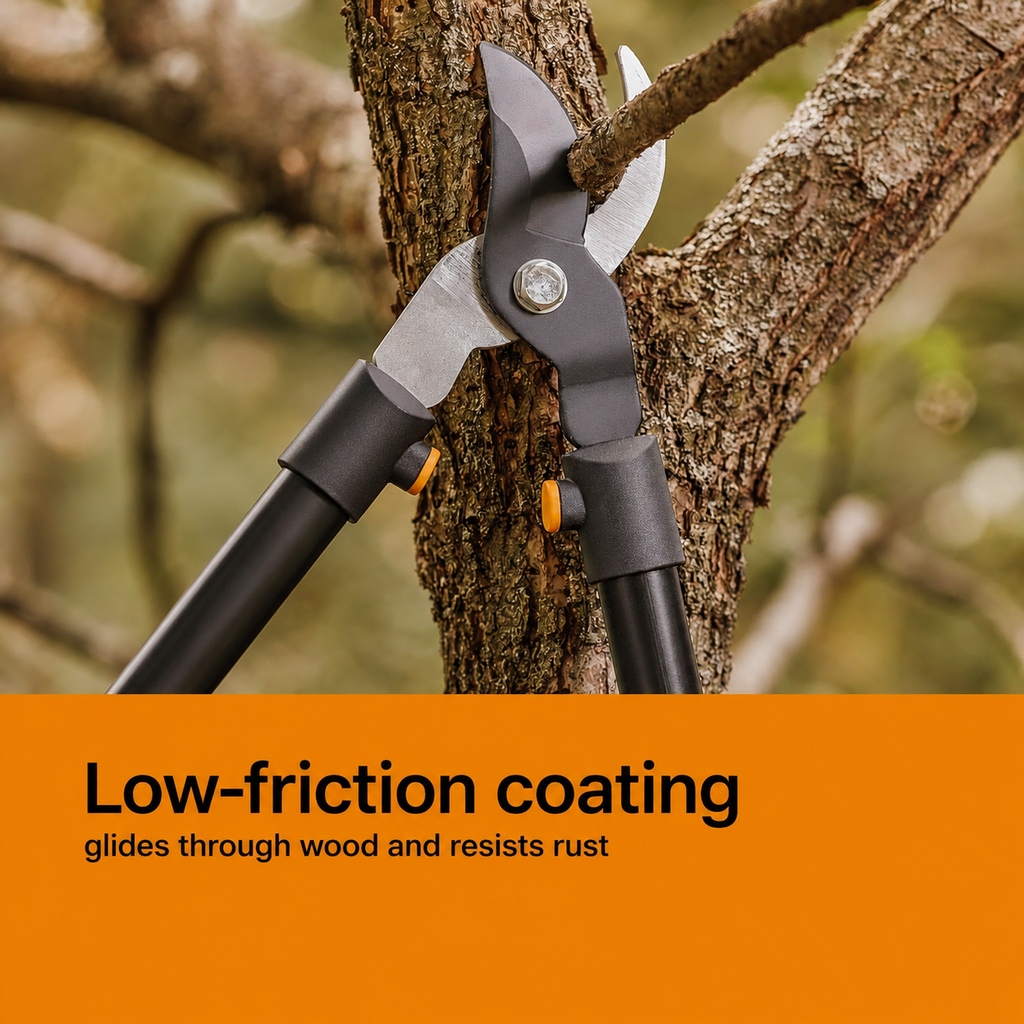 Greenhaus Gardening Heavy-Duty Bypass Loppers for Tree & Branch Pruning, 28 Inch