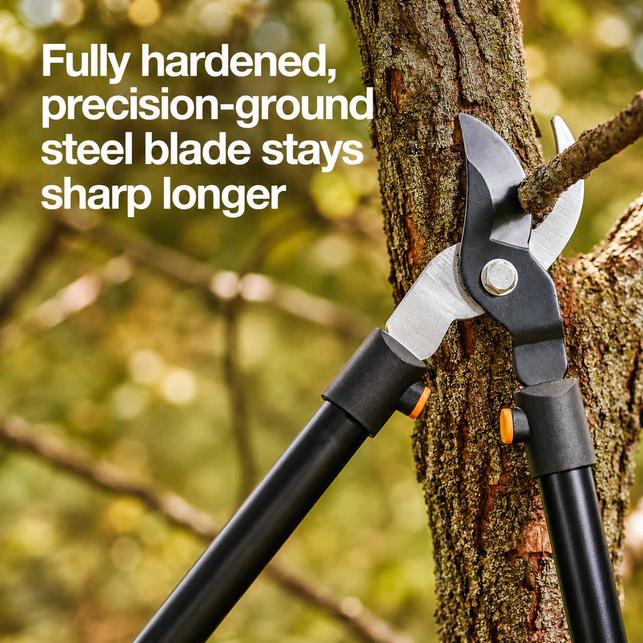 Greenhaus Gardening Heavy-Duty Bypass Loppers for Tree & Branch Pruning, 28 Inch