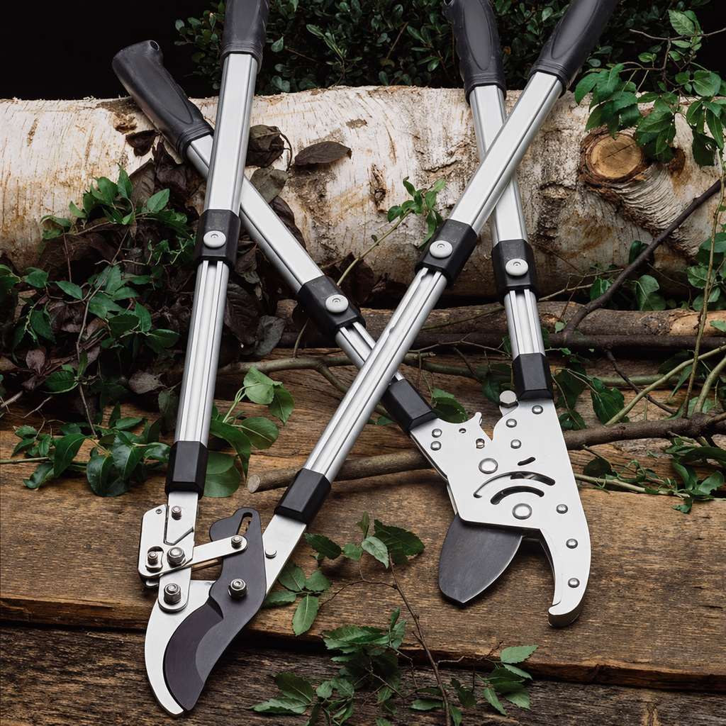 Greenhaus Gardening Heavy Duty Extendable Lopper Set