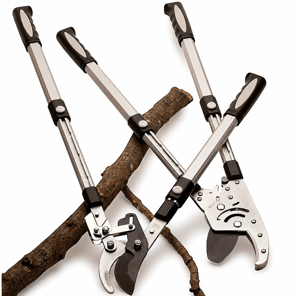 Greenhaus Gardening Heavy Duty Extendable Lopper Set