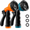 Greenhaus Gardening 2-Pack Garden Hose Nozzles with 10 Spray Patterns