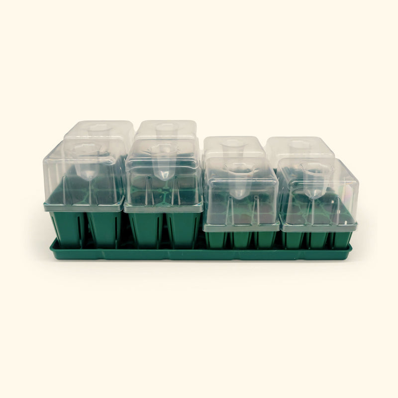 Greenhaus Gardening Reusable Seedling Starter Trays - Plant Starter Tray Kit