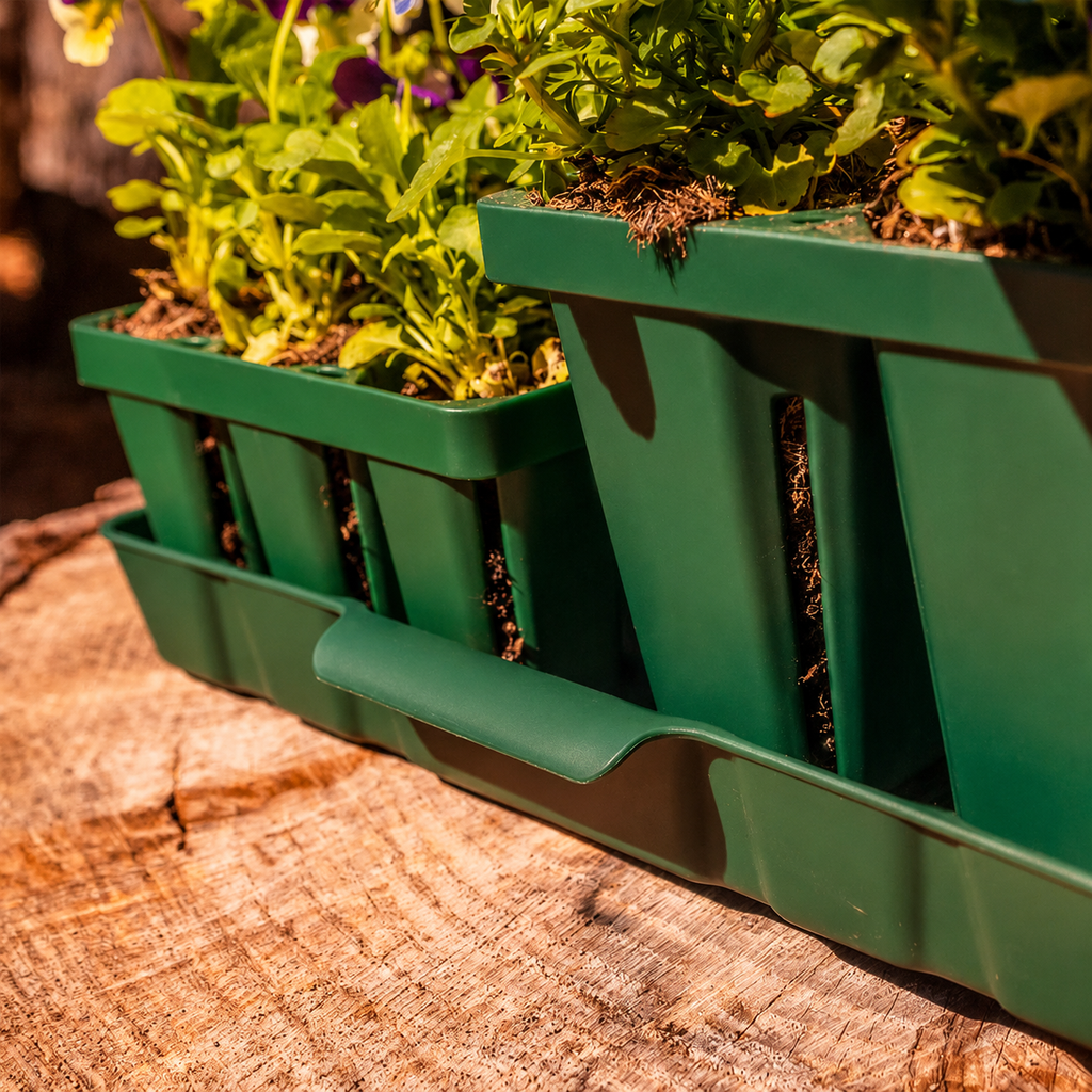 Greenhaus Gardening Reusable Seedling Starter Trays - Plant Starter Tray Kit