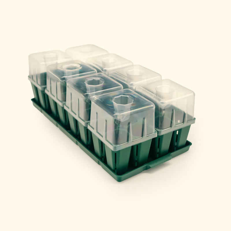 Greenhaus Gardening Reusable Seedling Starter Trays - Plant Starter Tray Kit
