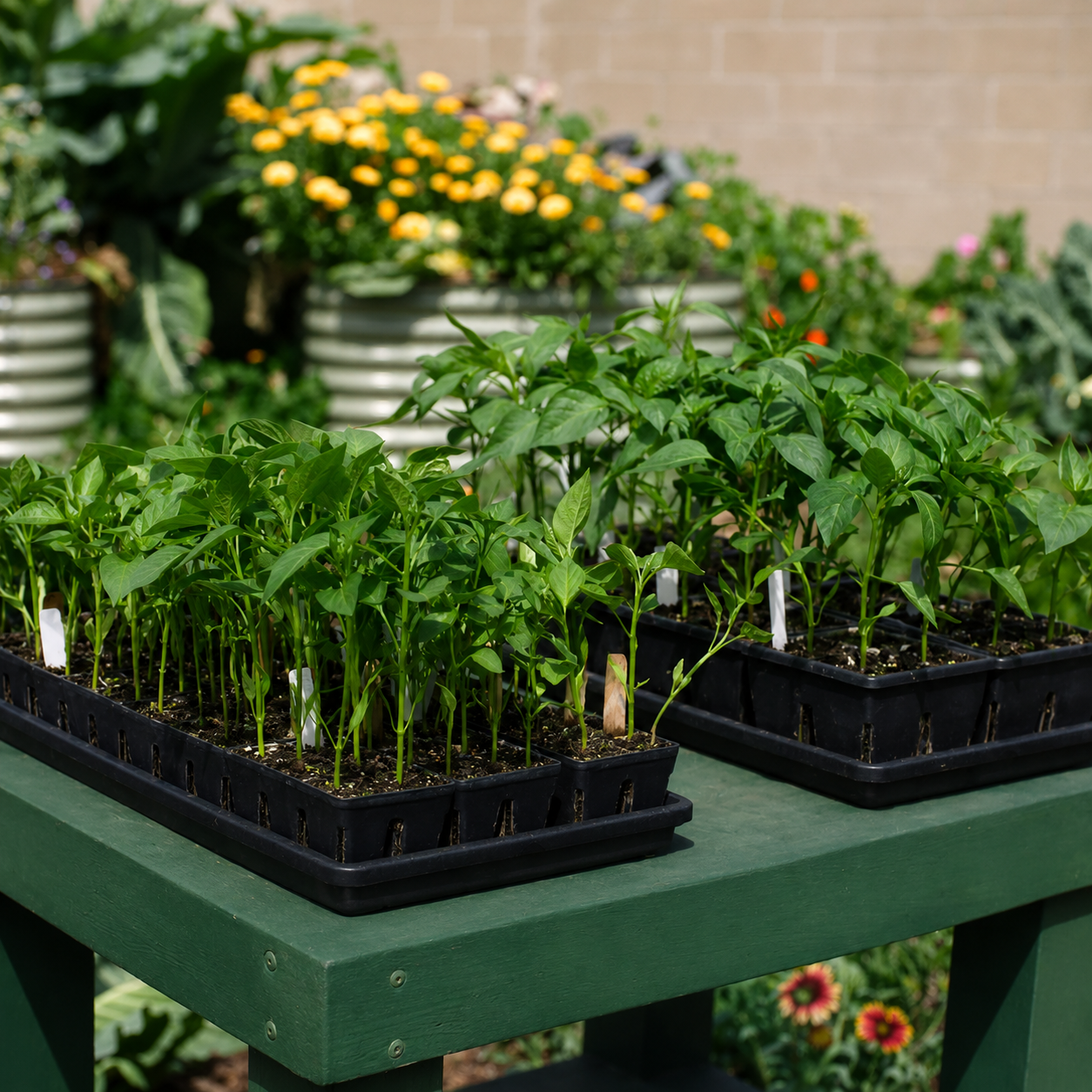 Greenhaus Gardening Seed Starting Kit All-in-One Starter Set for Flowers
