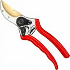 Greenhaus Gardening Titanium Bypass Pruning Shears with High Carbon Steel Blade
