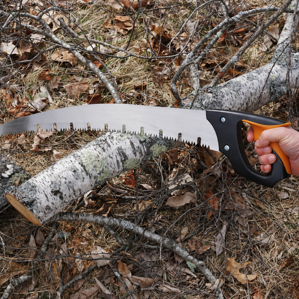 Greenhaus Gardening Large Raker-Tooth Pruning Saw for Green Wood