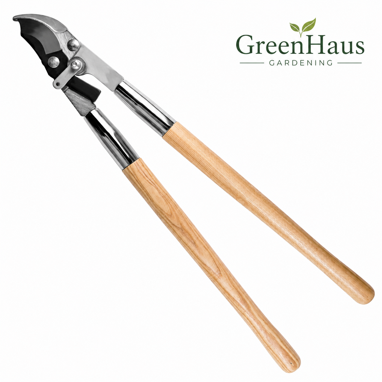 Greenhaus Gardening Bypass Loppers 30-Inch Heavy Duty Tree Branch Pruning Shears