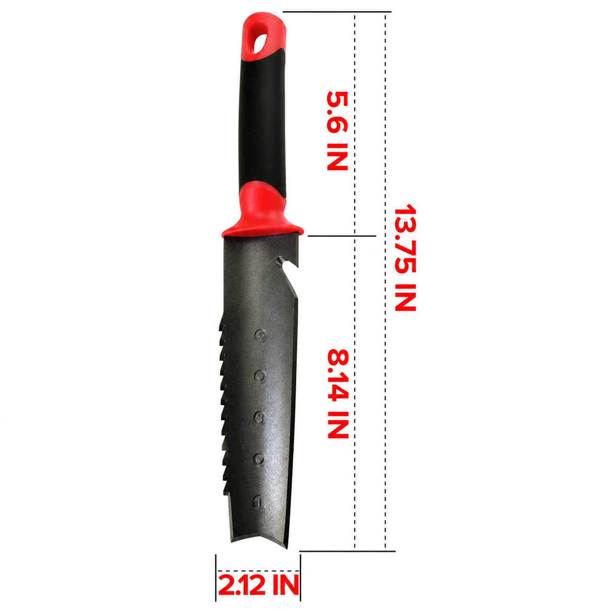 Greenhaus Gardening Soil Knife, Professional Garden Digging and Weeding Tool