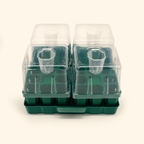 Greenhaus Gardening Seed Starting Tray Kit, Self-Watering Seedling Grow System