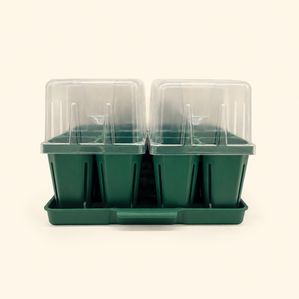Greenhaus Gardening Seed Starting Tray Kit, Self-Watering Seedling Grow System