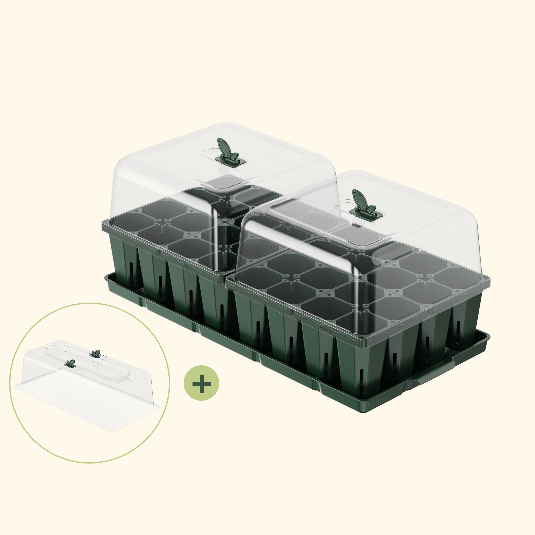 GreenHaus Gardening Complete Seed Starter Tray System