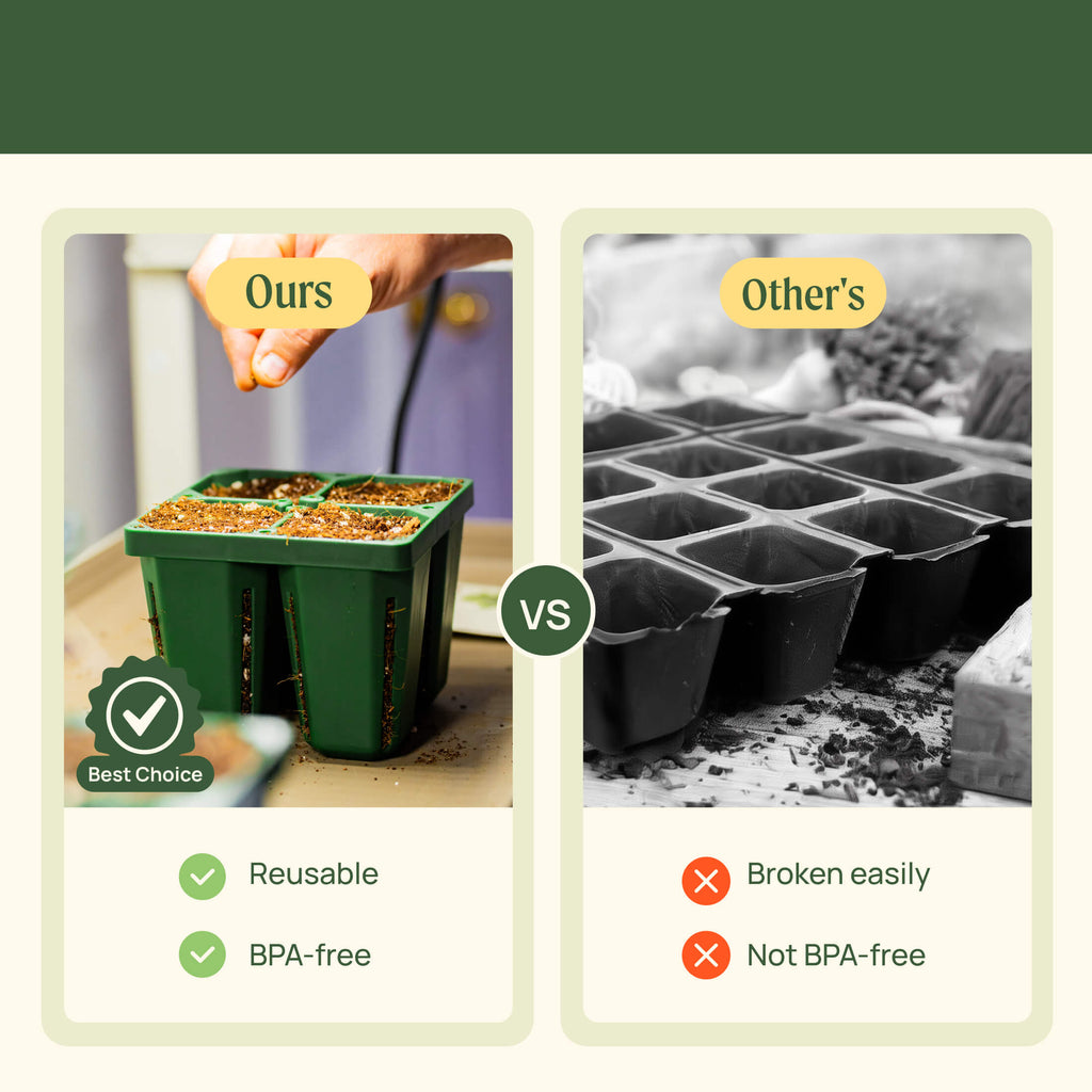 GreenHaus Gardening Complete Seed Starter Tray System
