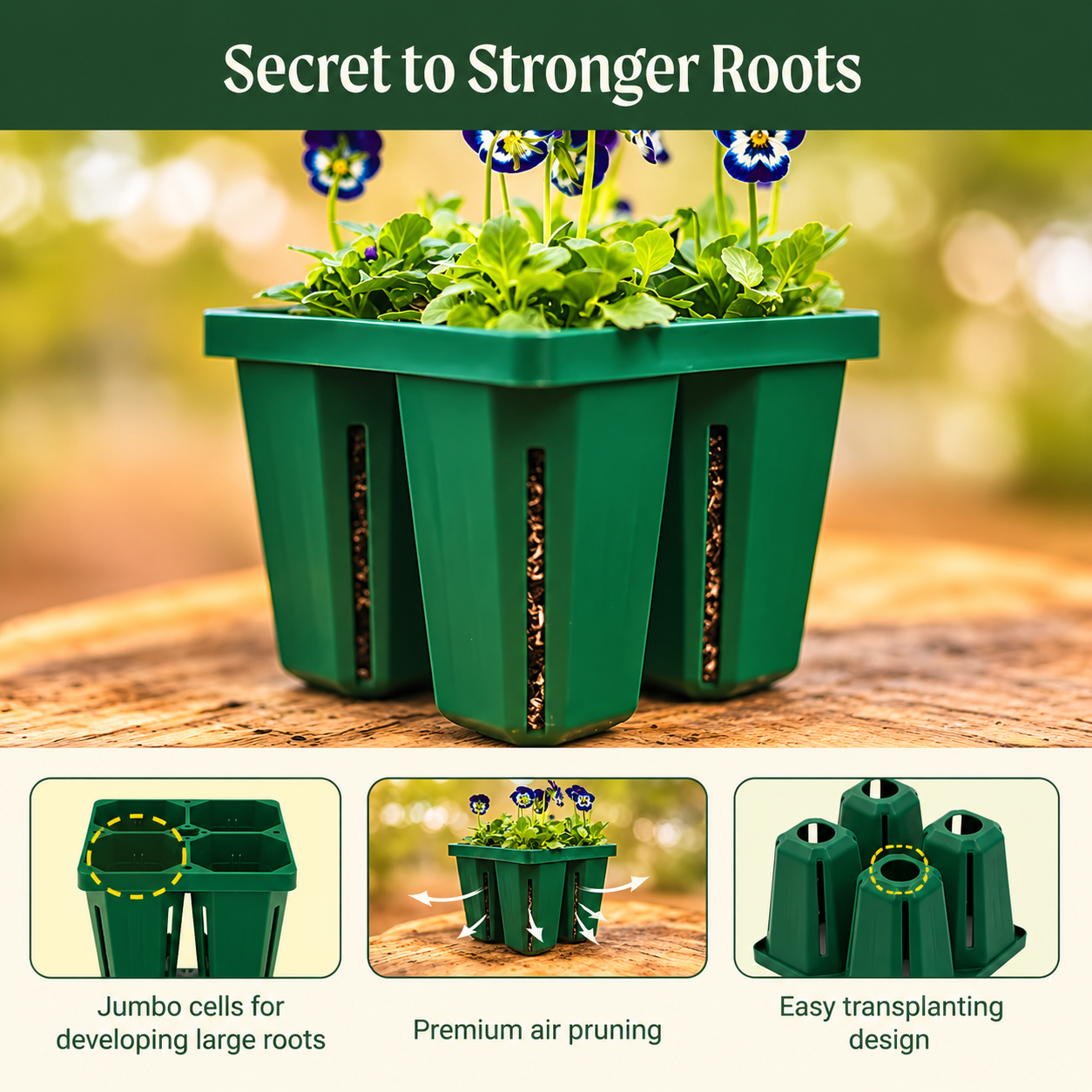 GreenHaus Gardening Complete Seed Starter Tray System
