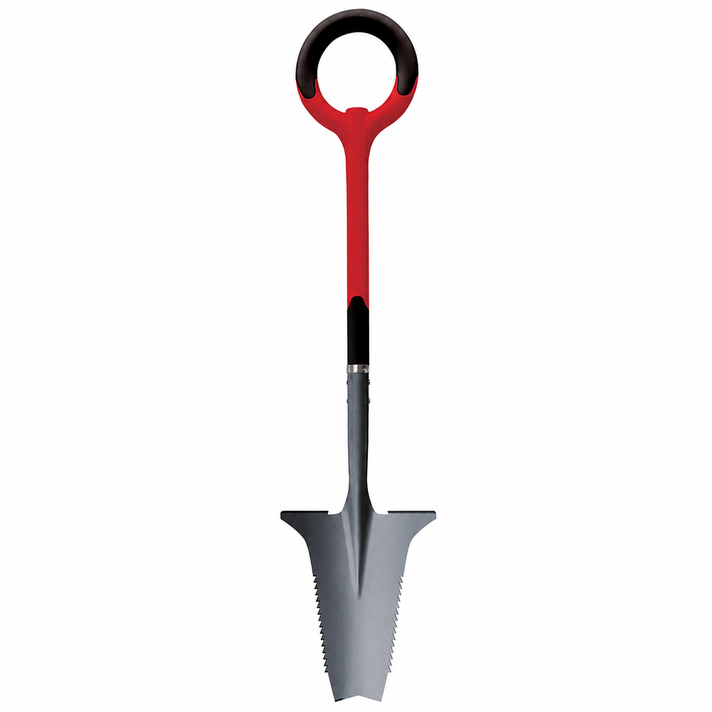 Greenhaus Gardening Multi-Use Serrated Spade for Outdoor Projects
